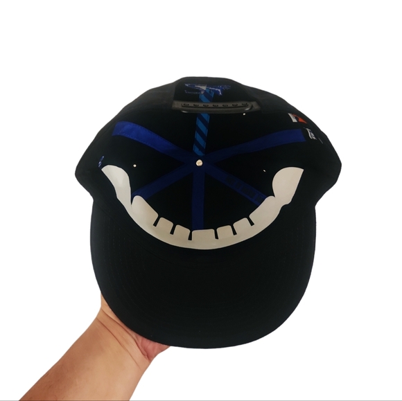 Nike Ken Griffey Jr Swingman Logo Vintage Black & Blue Adjustable Snapback Hat - Picture 5 of 11